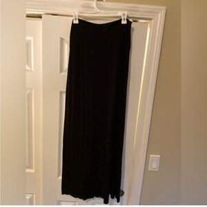 Gap Body Black Maxi Skirt/ convertible strapless dress size small like new!